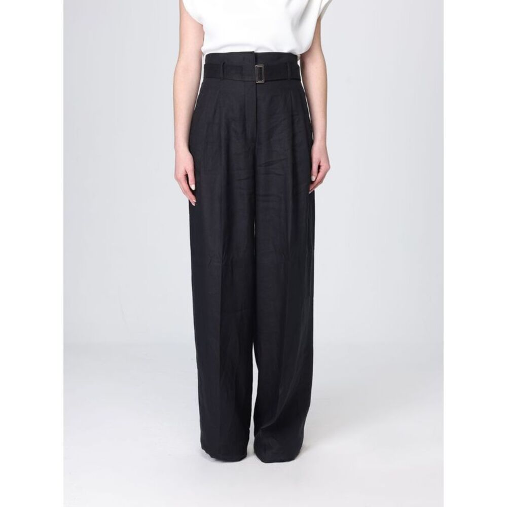 Max Mara Studio Pants Woman Black